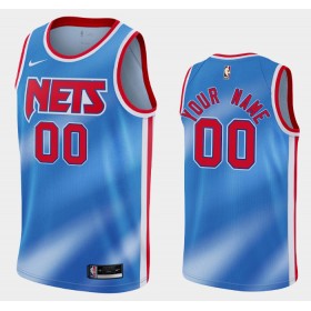 Maglia Brooklyn Nets Personalizzate 2020-21 Nike Hardwood Classics Swingman - Uomo